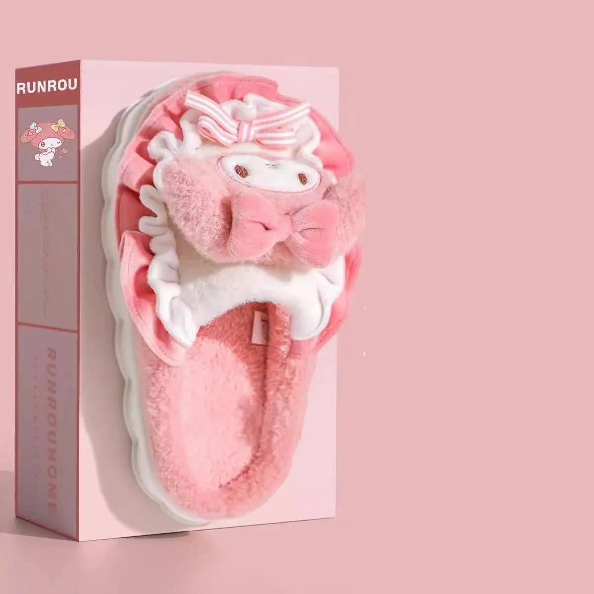 Charming Cartoon Plush Slippers