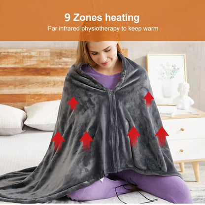 Wearable Heating Electric Blanket/Shawl