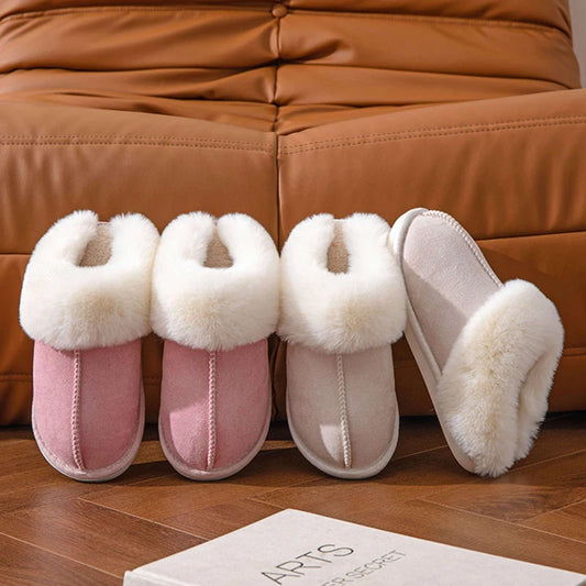 Cozy Winter Furry Slippers